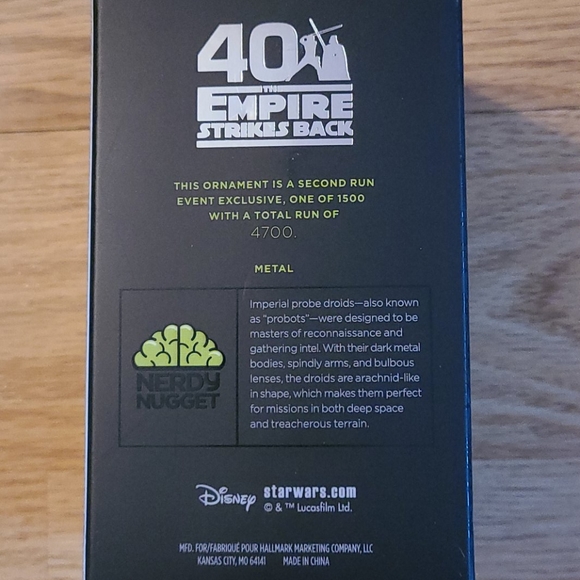 HALLMARK SDCC 2020 LIMITED STAR WARS IMPERIAL PROBE - Picture 2 of 3